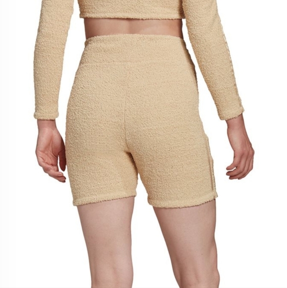 Beige Loungewear Shorts Set with Long Cardigan - Picture 5 of 12